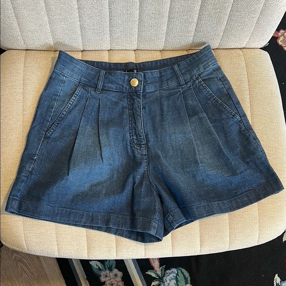 J. Crew Dark Blue Jean Shorts